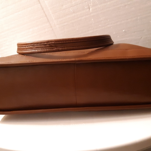 VINTAGE Debon brown leather handbag - Picture 3 of 5